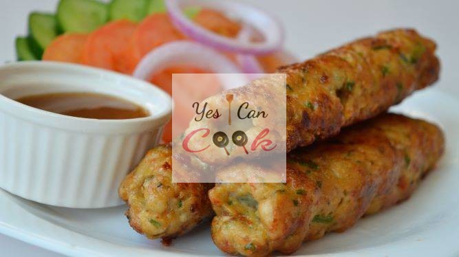Chicken Cheese Seekh Kabab