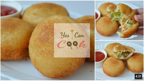 Chicken Mayo Bread Balls Recipe