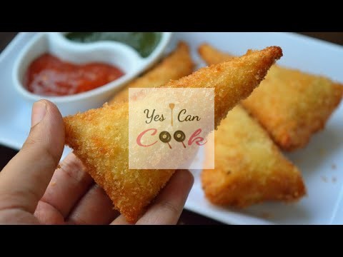 Bread Cone Samosa
