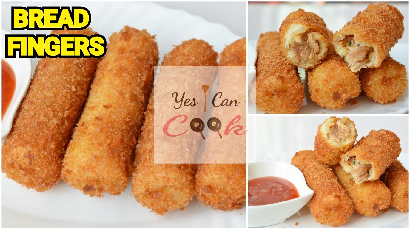 Bread Chicken Cheese Fingers Recipe