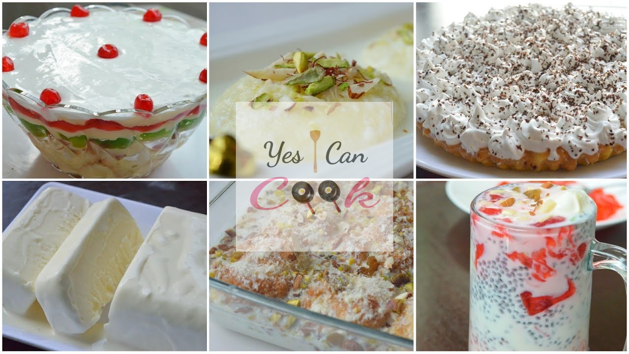 6 desserts and delight