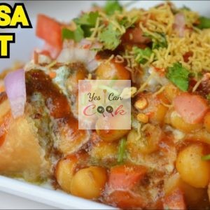 Crispy and Crunchy Samosa Chaat