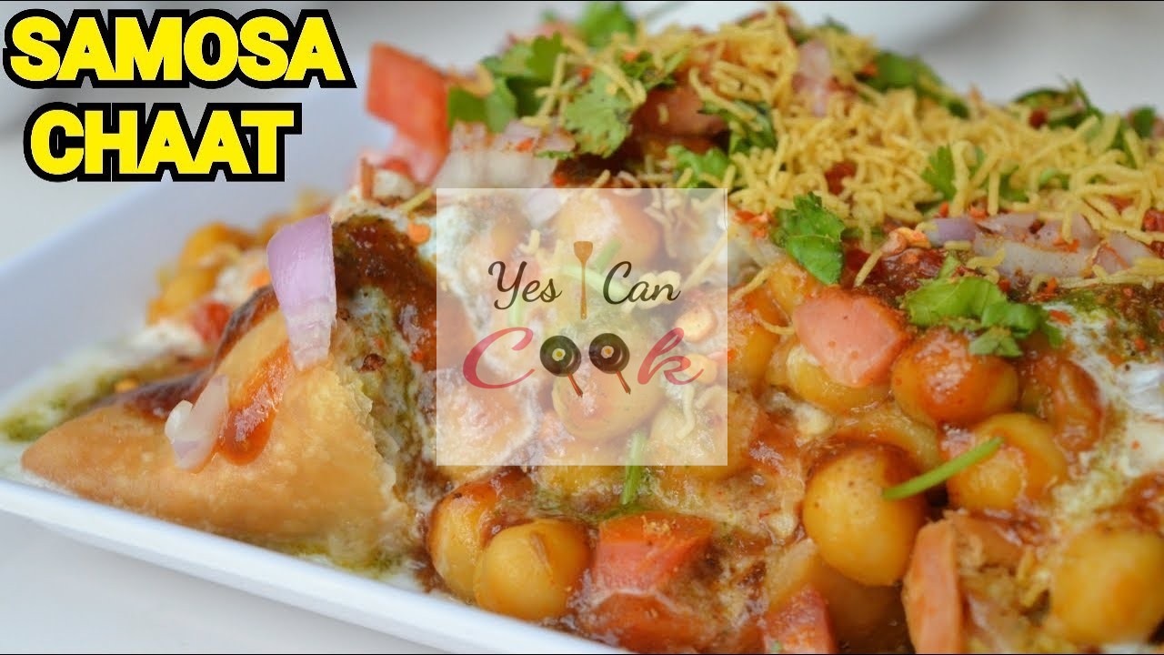 Crispy and Crunchy Samosa Chaat