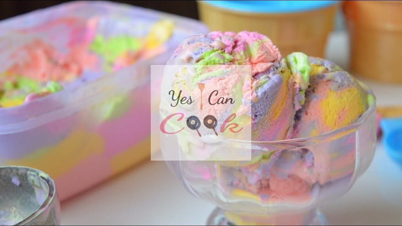 Rainbow Ice-cream for Kids