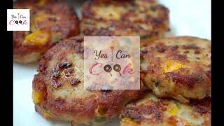 Chicken Corn Cutlets