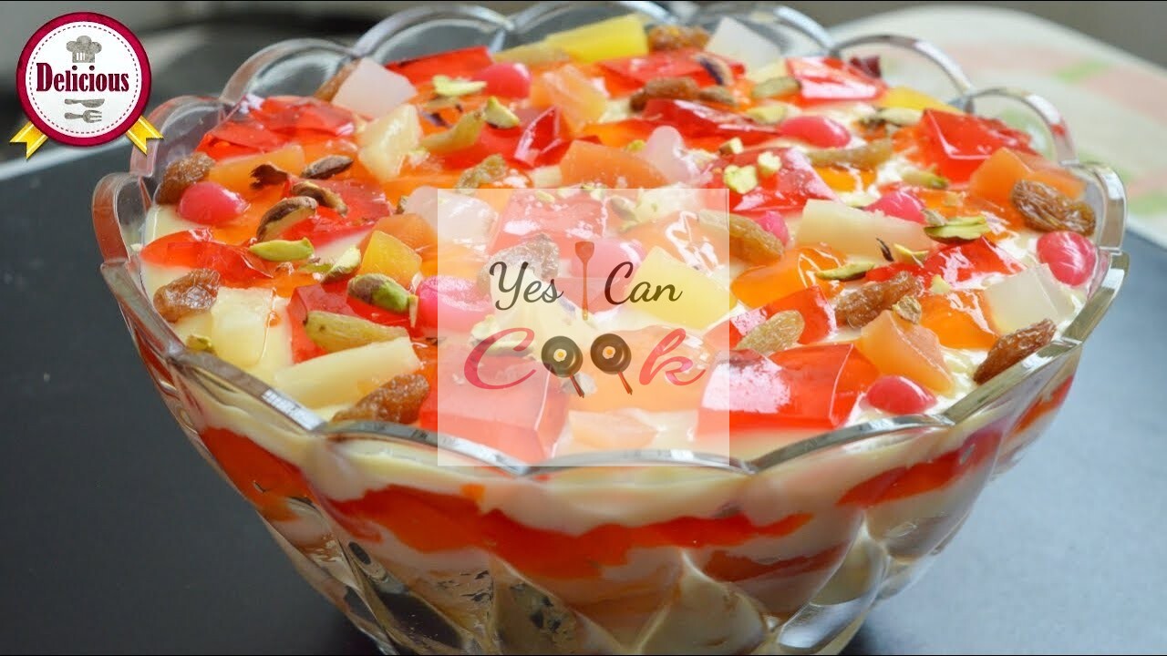 Cocktail Jelly Custard