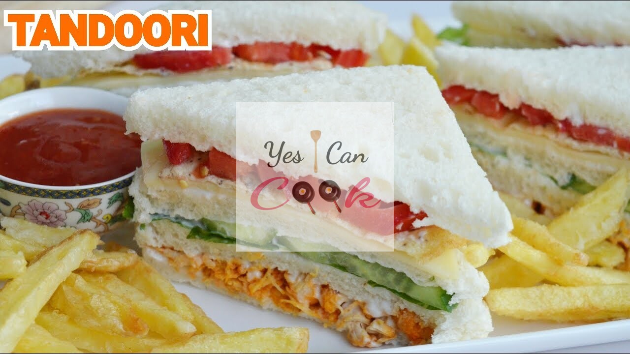Tandoori Club Sandwiches
