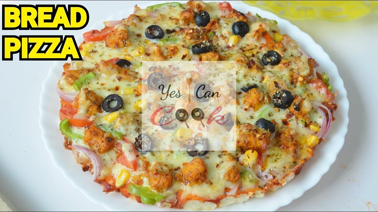 Tasty Bread Pizza Quick and Easy Recipe