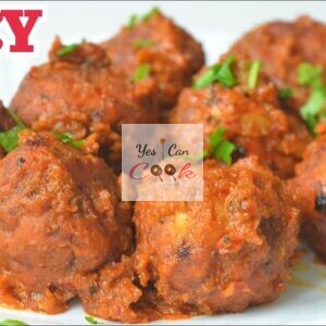 Chicken Balls with Spicy Sauce