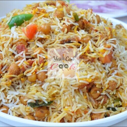 Masaledar Chana Biryani