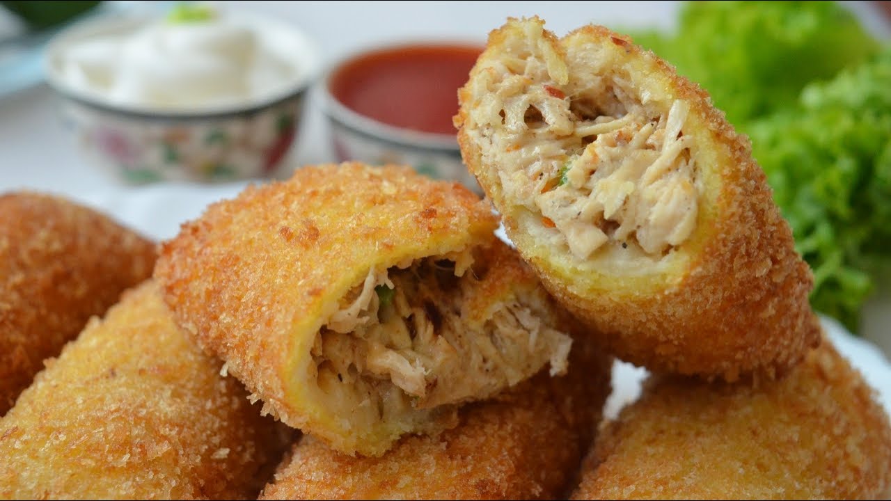 Bread Chicken Cheese Mayo Rolls