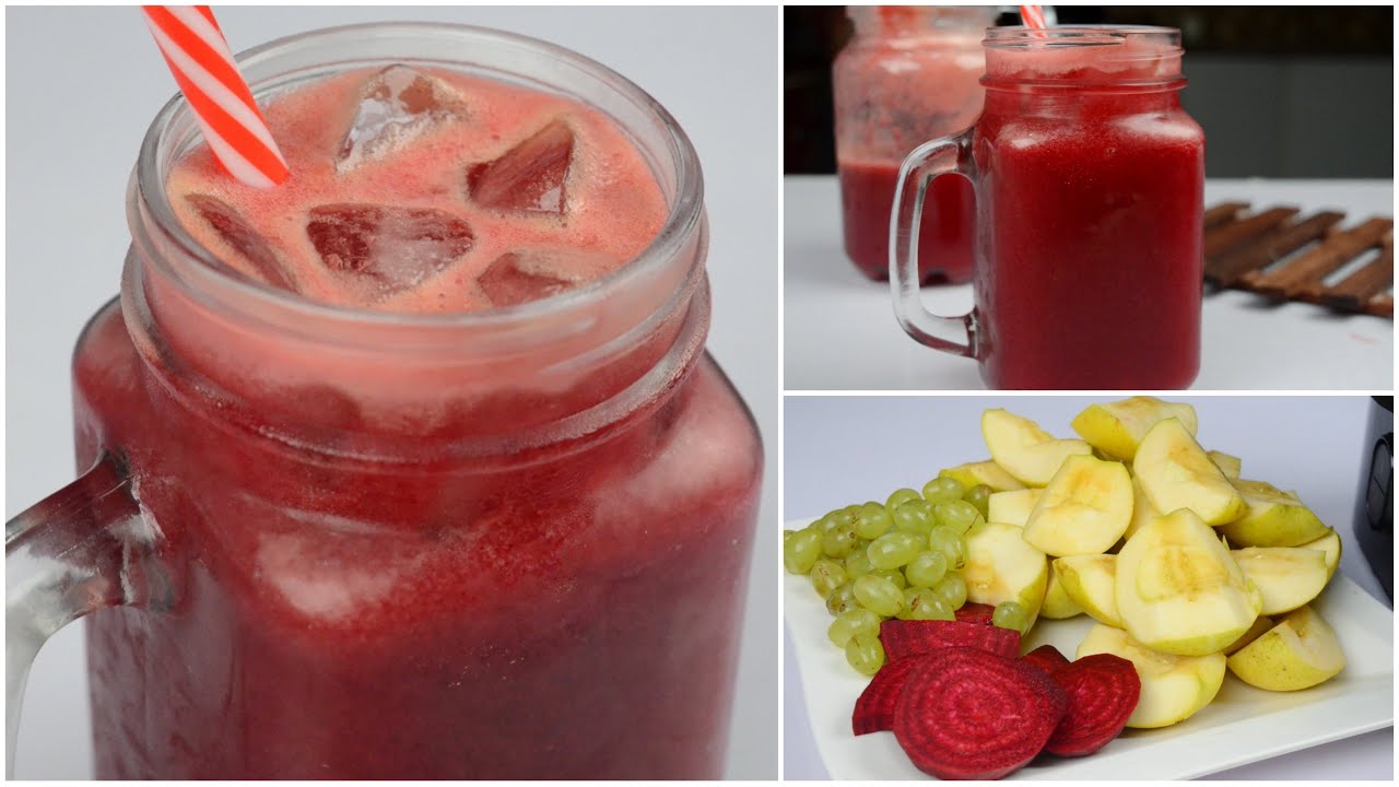 Apple Beetroot Juice great for the skin and a boost for overall health