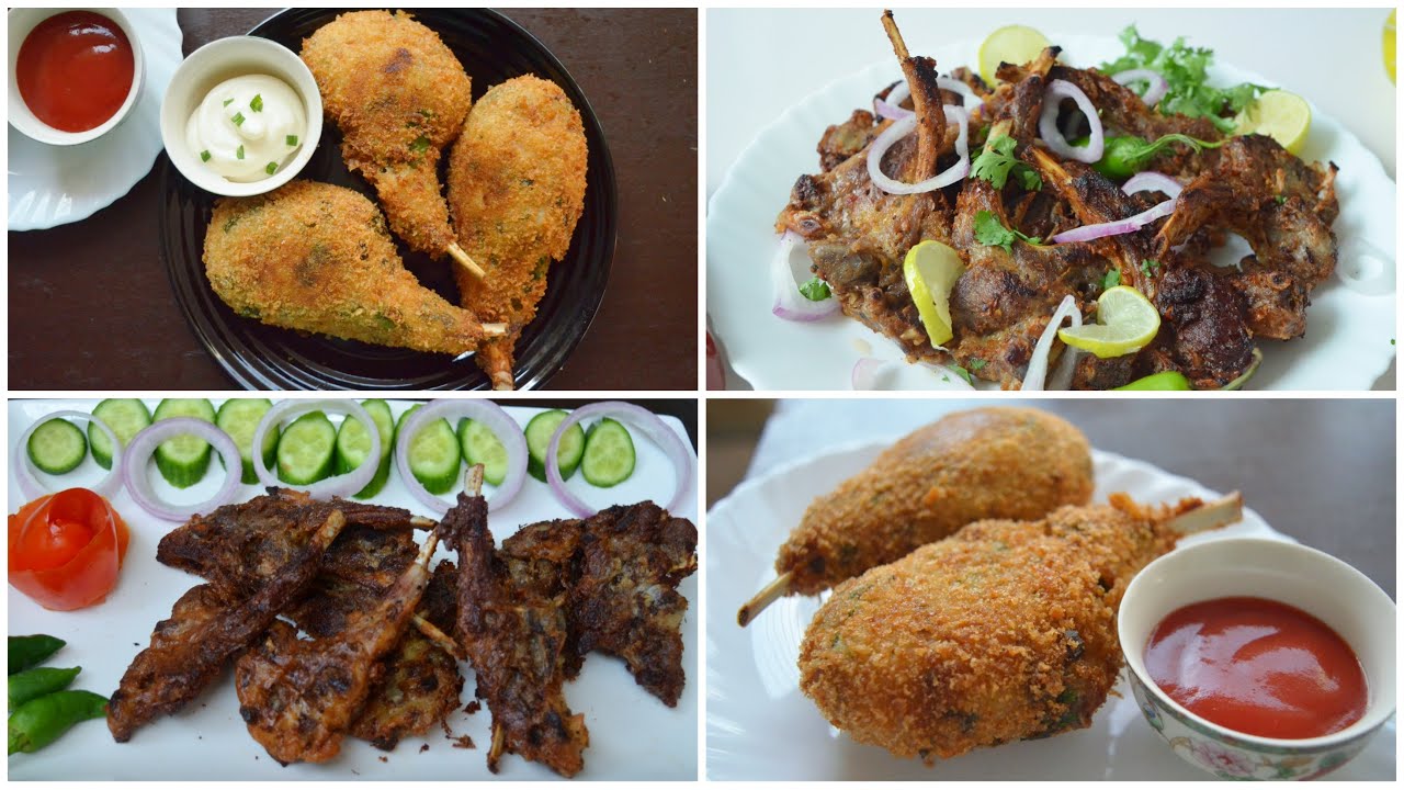 Mutton Fried Chops In 3 Different Ways