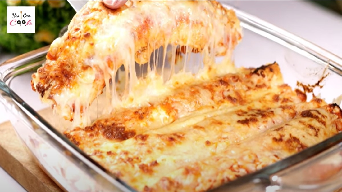 Bread Enchiladas / Quick & Easy Chicken Enchiladas