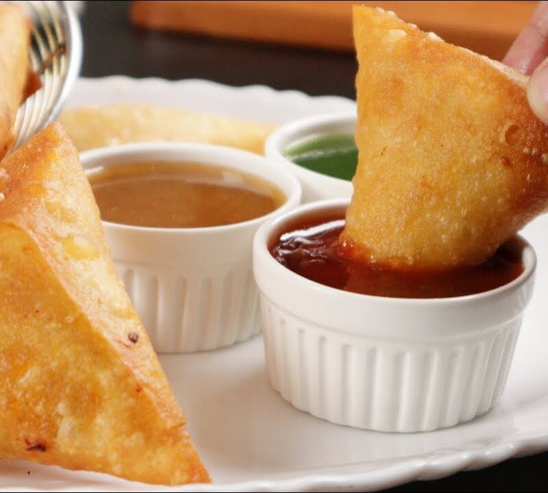 Tandoori Chicken Resha Samosa Recipe