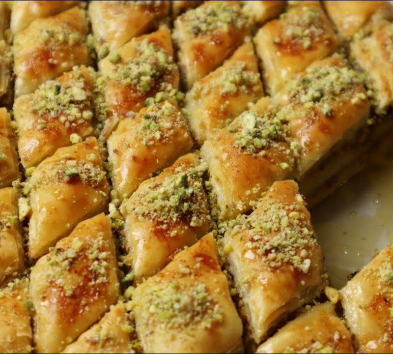 Easy Turkish Baklava with Homemade Sheets Step by Step Recipe