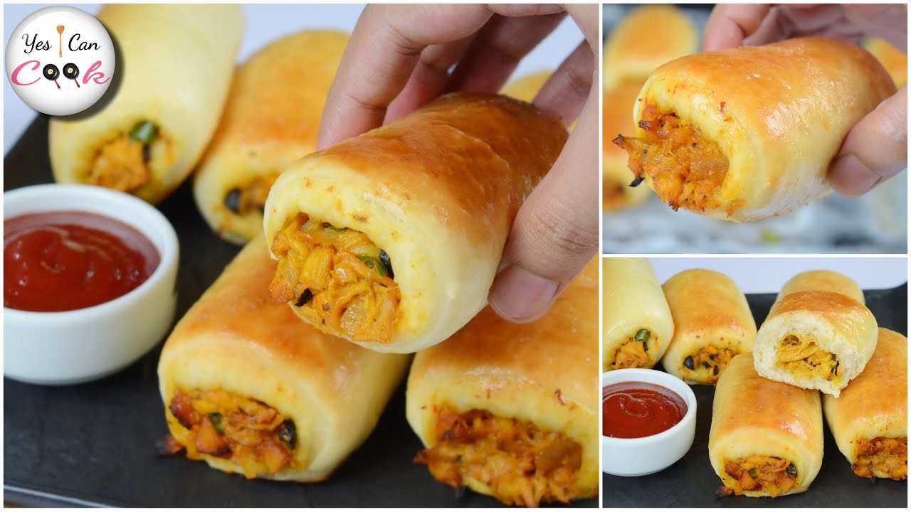 Bakery Style Chicken Stuffed Bread