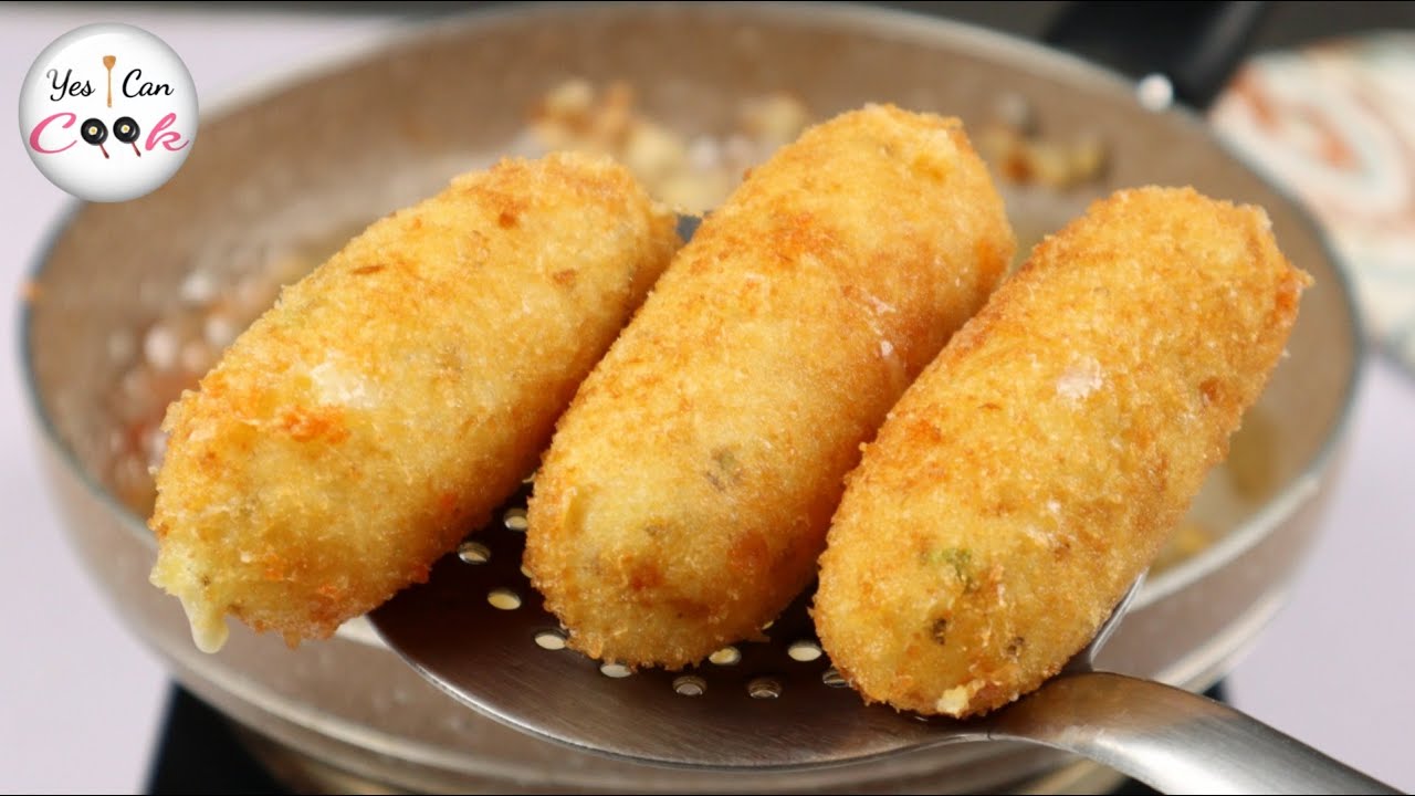 Cheesy Potato Croquettes