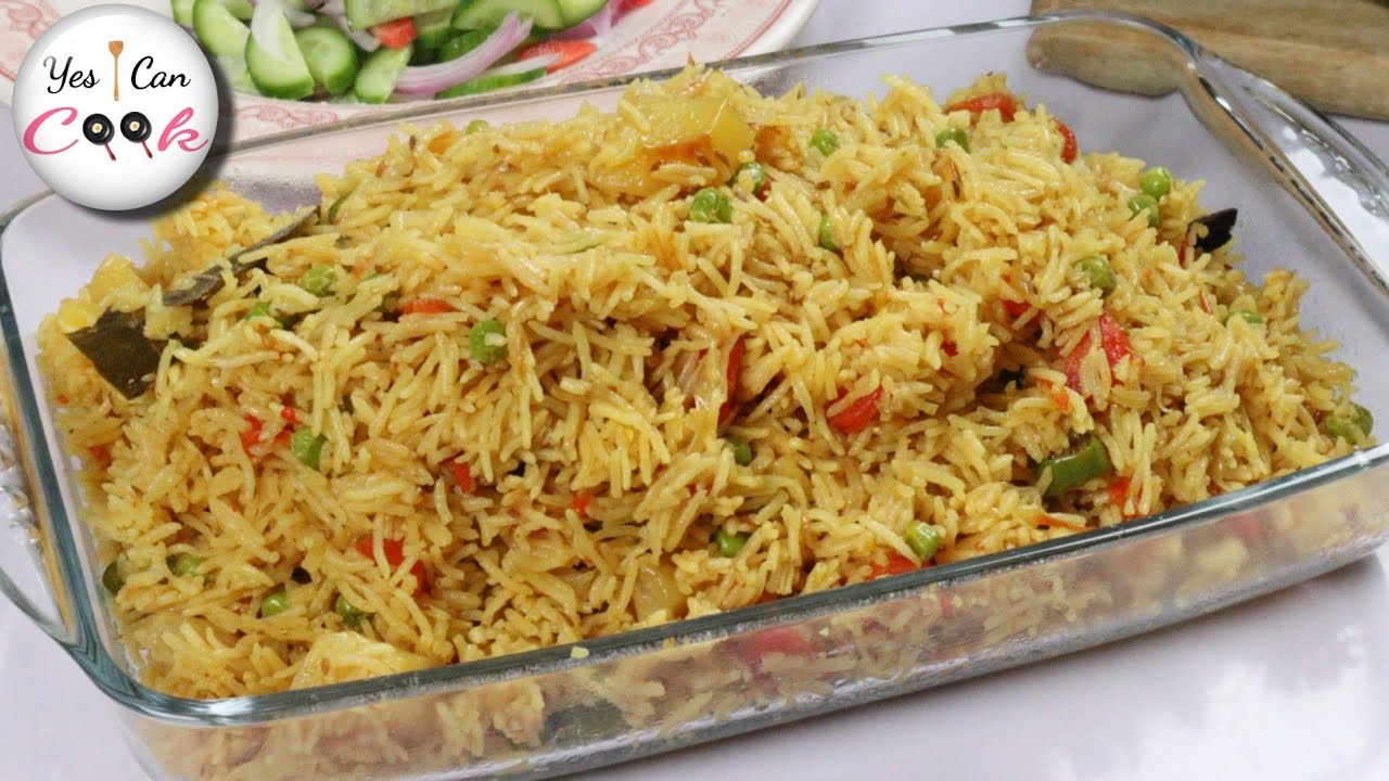 Vegetable Pulao the tastiest recipe with salad or spicy chutney