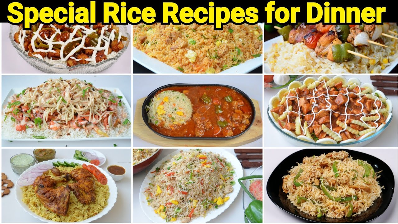 Special Rice Recipes for Dinner