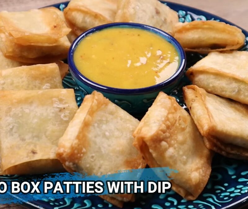 Potato Box Patties with Dip