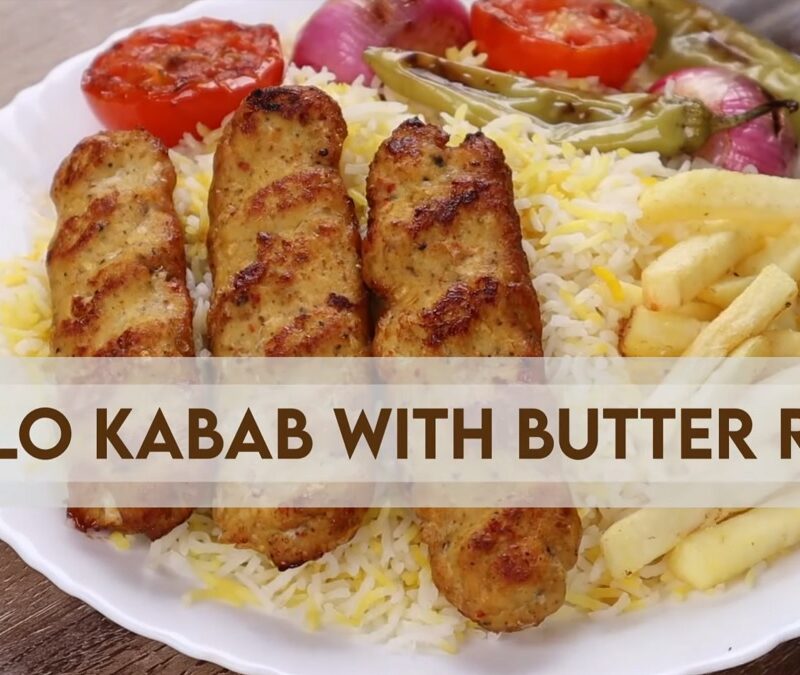 Chelo Kabab with Butter Rice