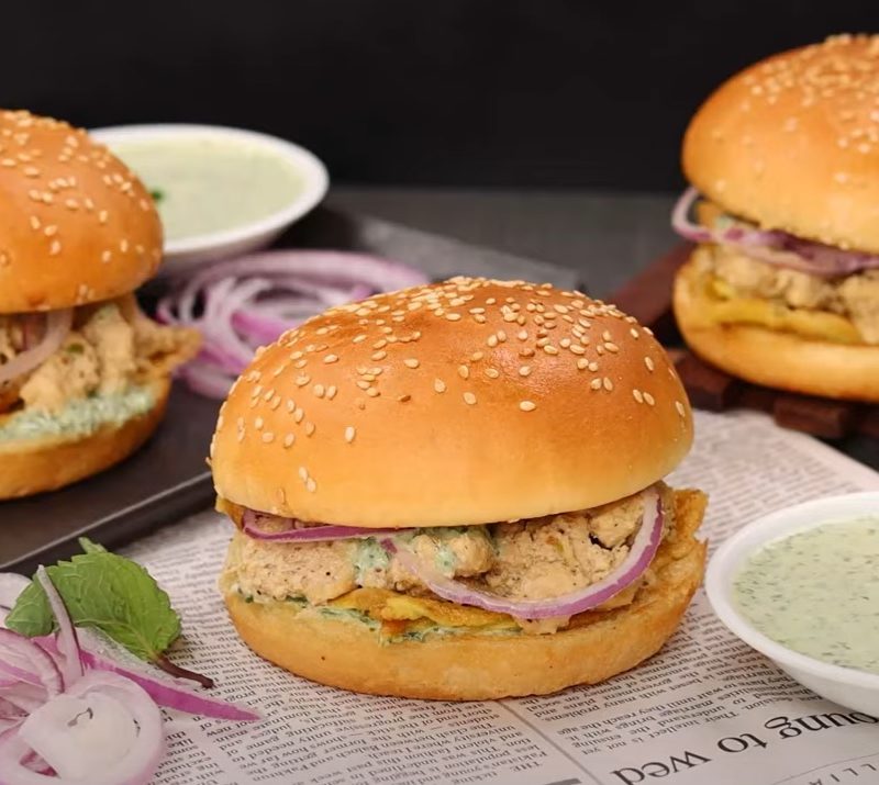 Malai Botti Bun Kabab