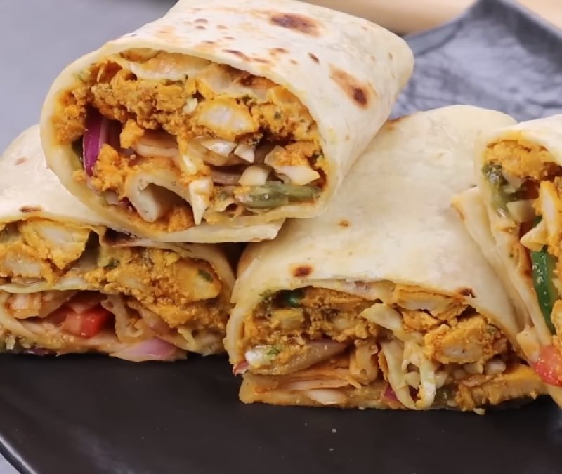Special Tandoori Chicken Wrap Recipe