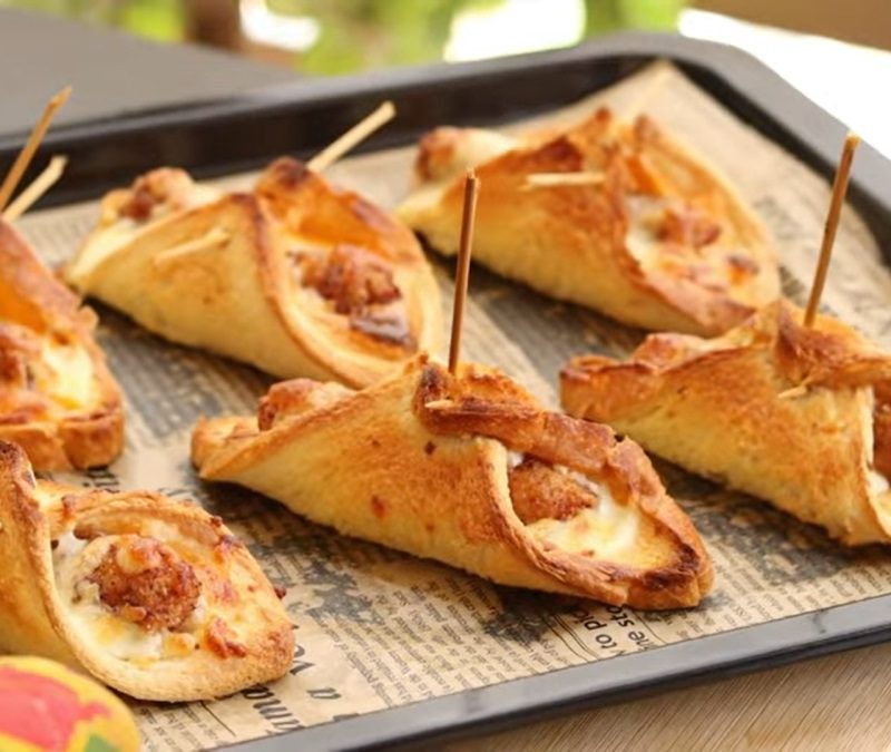 Crispy Chicken Cheese Toast